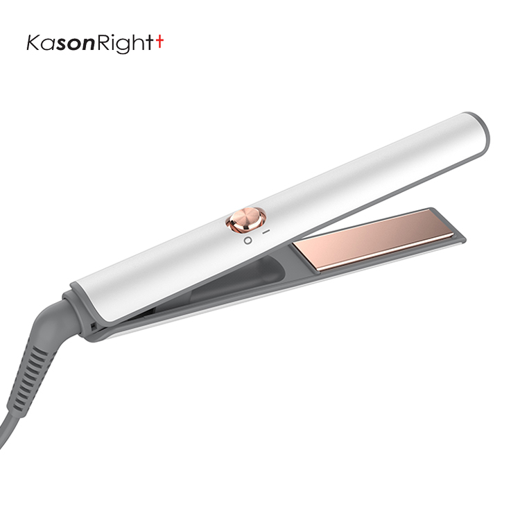 Máy duỗi tóc Tourmaline bằng gốm sứ du lịch mini, bàn ủi di động điện áp kép để sử dụng trên toàn thế giới