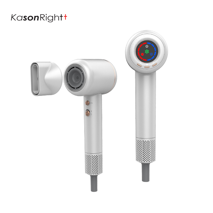 Màn hình LED Động cơ tốc độ cao không chổi than, Điều hòa làm mượt tóc xoăn, Máy sấy tóc siêu êm, Quà tặng cho nữ